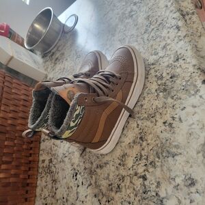 Vans Kids Brown High-Top Sneakers